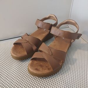 Lands' End Women's Size 8.5 Sandals Brown